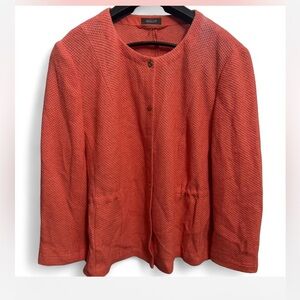 Basler Textured Coral Blazer